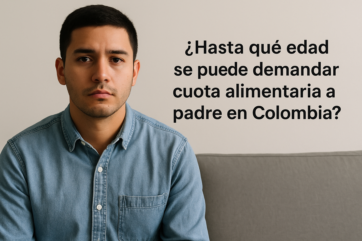 Edad máxima para demandar cuota alimentaria a padre en Colombia